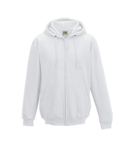 Awdis - Sweatshirt à capuche et fermeture zippée - Homme (Blanc arctique) - UTRW180