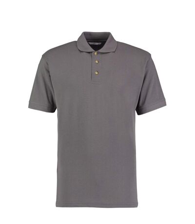 Workwear mens short sleeve polo shirt graphite Kustom Kit