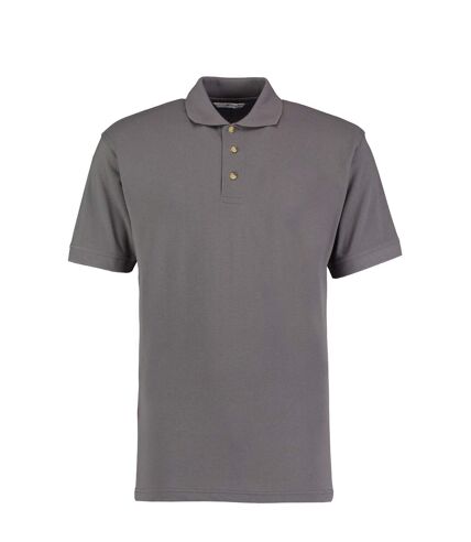 Workwear mens short sleeve polo shirt graphite Kustom Kit