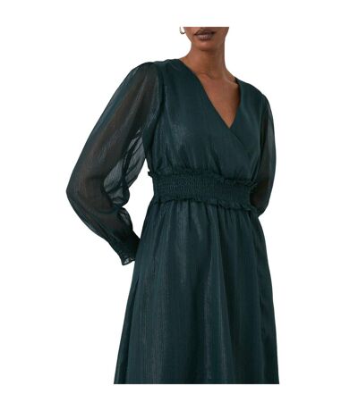 Robe mi-longue femme vert Principles