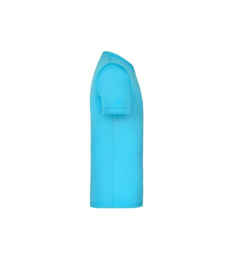 T-shirt active enfant turquoise vif James and Nicholson