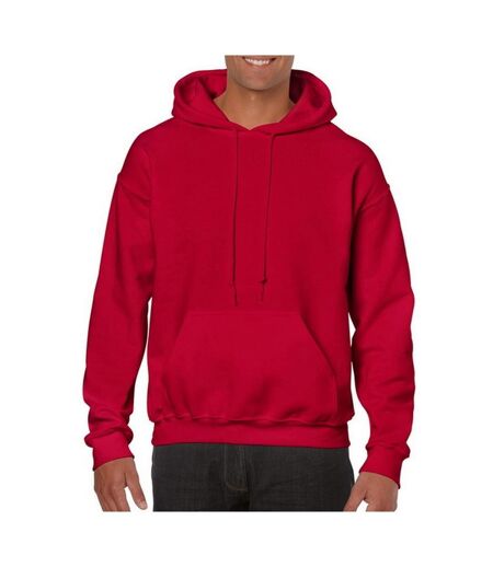 Sweatshirt à capuche unisexe rouge cerise Gildan