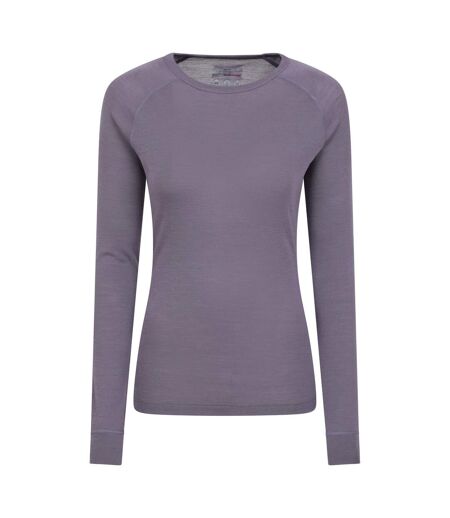 Haut thermique merino femme vieux violet Mountain Warehouse