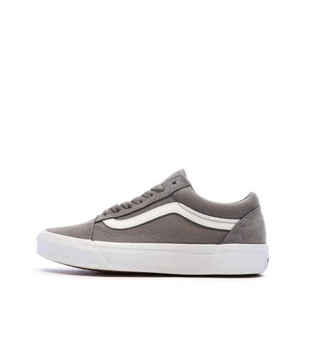 Baskets grise femme vans old skool check bumper