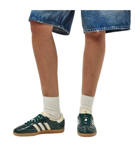 Baskets Motif/style Imprimé Vache Samba Og Femme Vert Universitaire Adidas