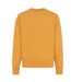 Unisex adult kruger recycled cotton crew neck relaxed fit sweatshirt sundial orange Iqoniq-1