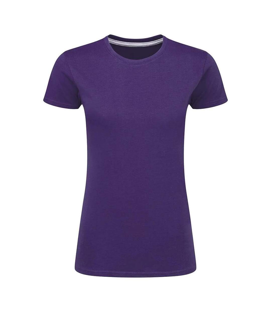 Womens/ladies Perfect Print Tee Purple SG-1