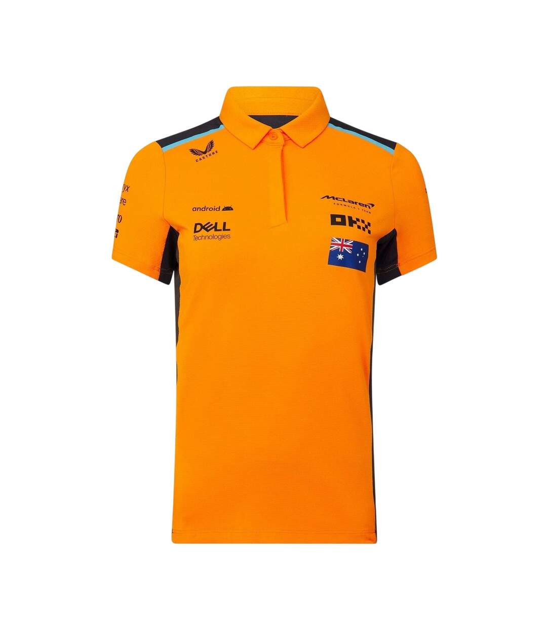 Polo Motif/style Mclaren F1 Femme Orange Phantom Castore-2