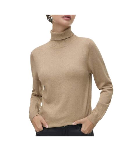 Pull beige femme vero moda happyglitter
