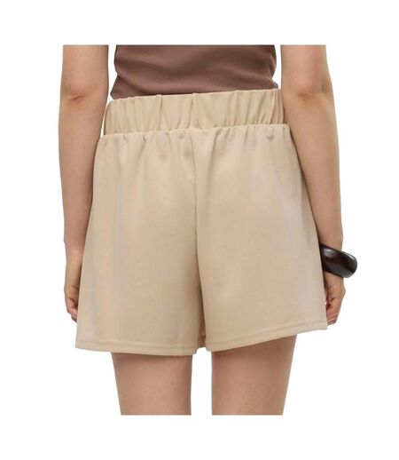 Short Beige Femme Vero Moda Liva - L