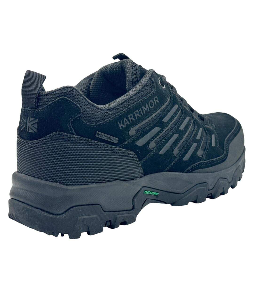 Mens Mount Suede Low Waterproof Walking Shoes Black Karrimor-3