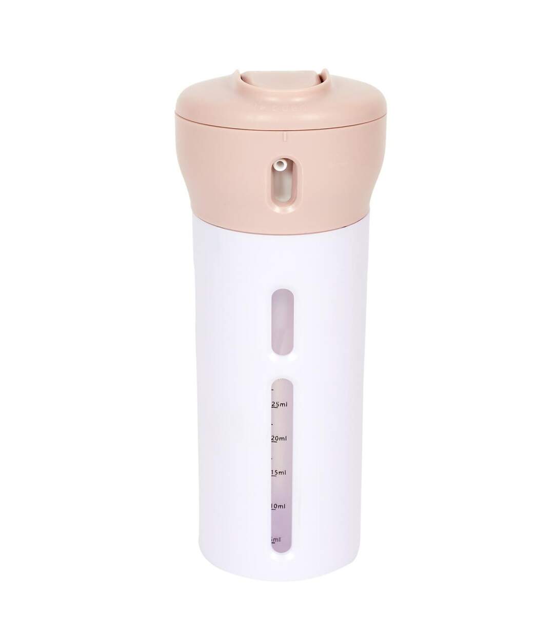 Flacon de Transport 4 en 1 Distributeur 16cm Blanc-1