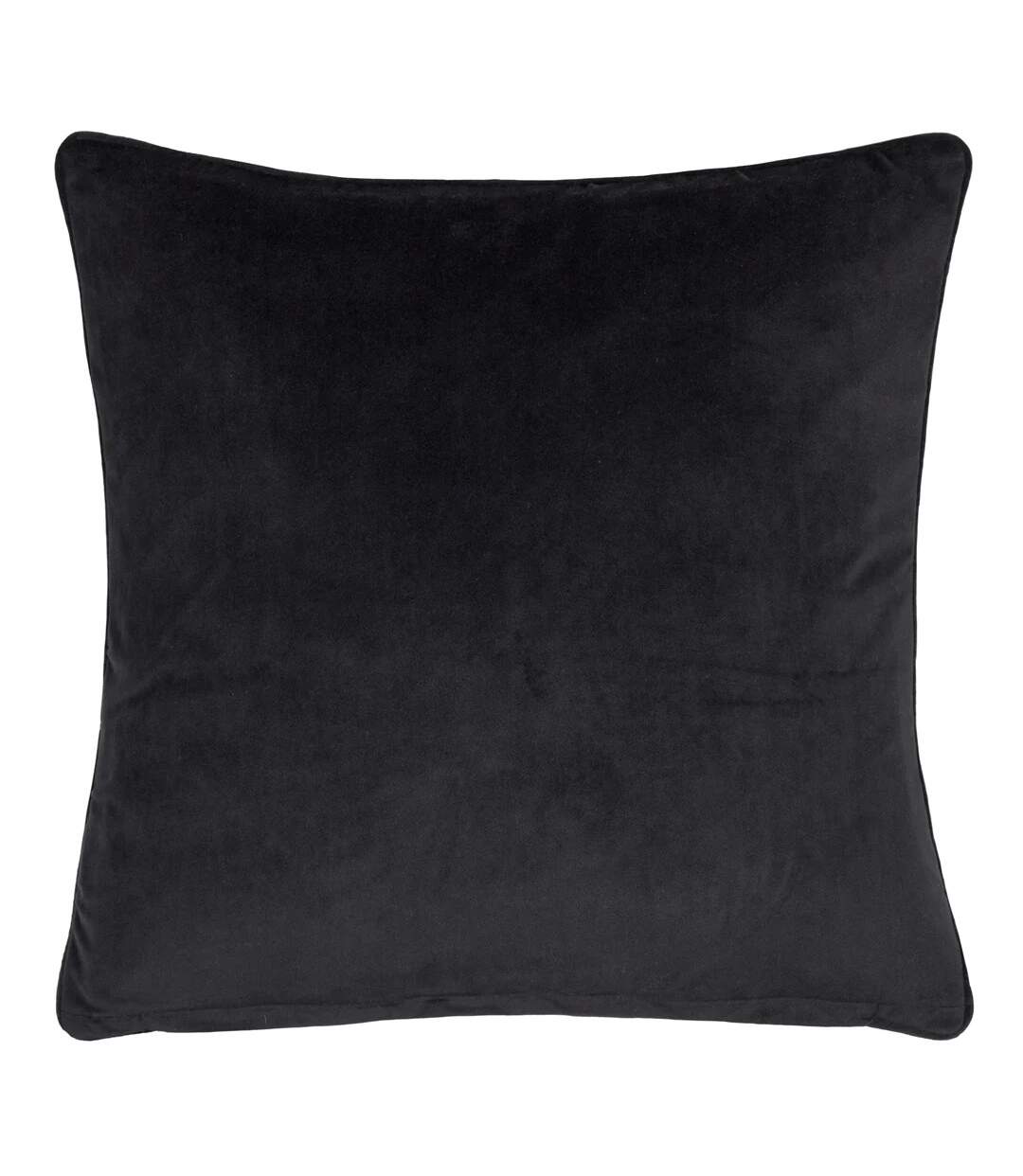 Marttel jacquard geometric cushion cover 45cm x 45cm black Furn