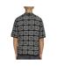 Chemise à maille noir/blanc homme only & sons bart rlx 5 ss-2