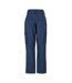 Womens/ladies Straight Leg Trousers Navy Blue Musto-2