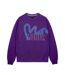 Sweat Motif/style Pochoir Homme Violet Money-1