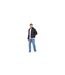 Mens Padded Hooded Jacket Black Brave Soul-1