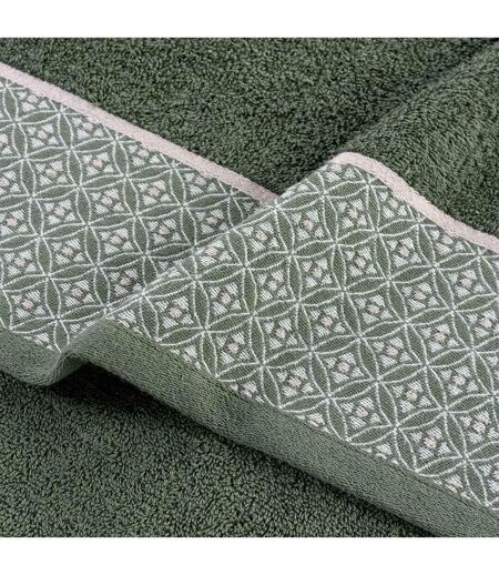 Drap de Douche Jacquard Belina 70x130cm Kaki