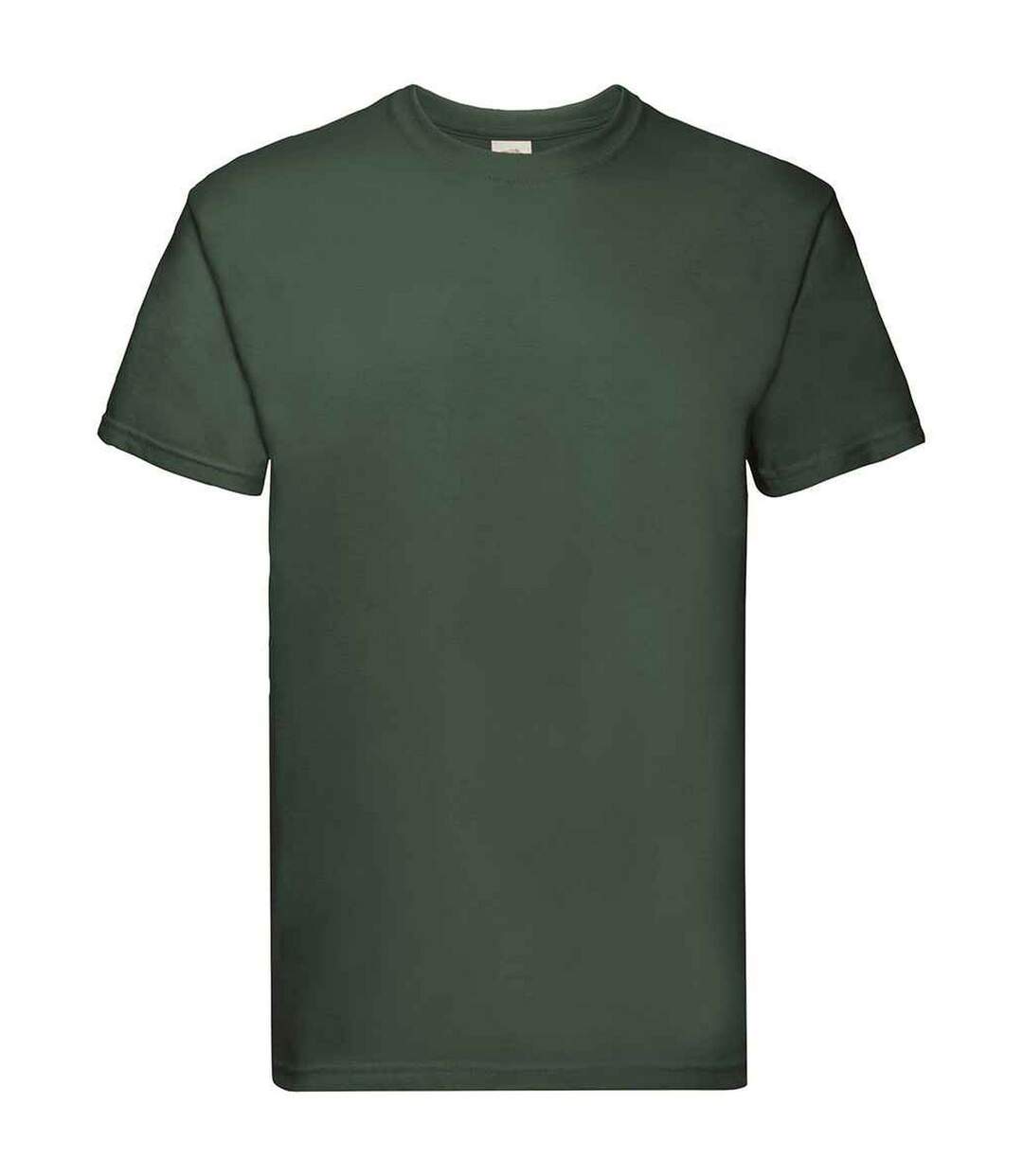 T-shirt Super Premium Adulte Vert Bouteille Fruit Of The Loom-1