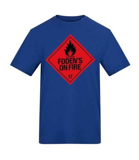 Mens Fodens On Fire T-shirt Blue AWD
