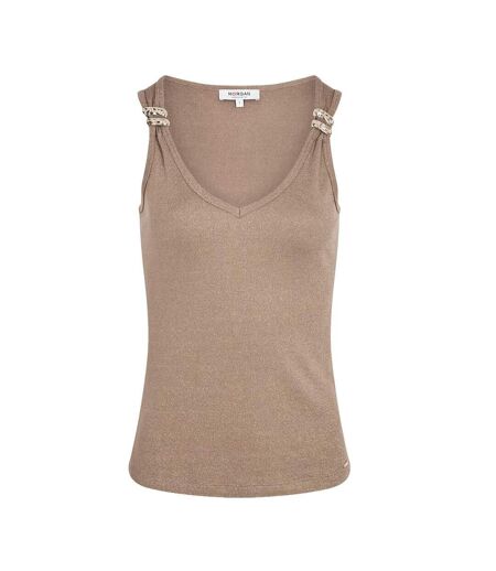 Débardeur beige femme morgan dnoemi