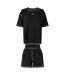 Ensemble De Pyjama Nite Femme Noir Hugo-2