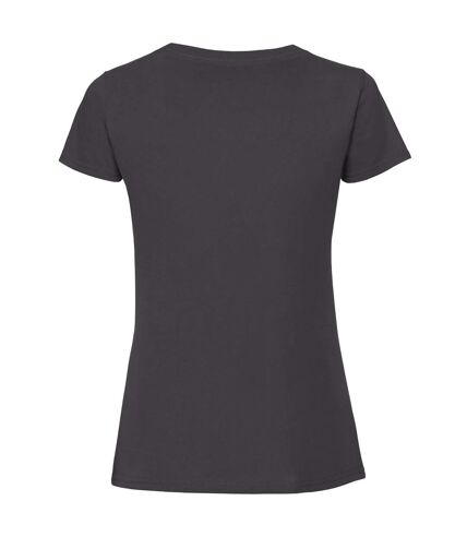 Fruit Of The Loom Womens/Ladies Fit Ringspun Premium Tshirt (Light Graphite) - UTRW5975