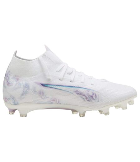 Womens/ladies Ultra 5 Match+ Brilliance Firm Ground Football Boots White Puma