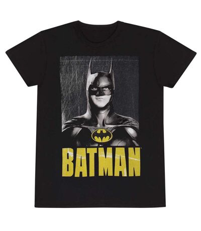 The Flash Unisex Adult Keaton Batman T-Shirt (Black)