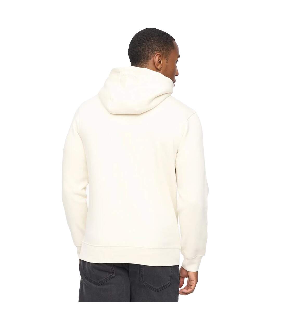 Mens Traptons Hoodie White Crosshatch-3