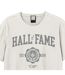 T-shirt Hall Of Fame Adulte Vieux Blanc Amplified-2
