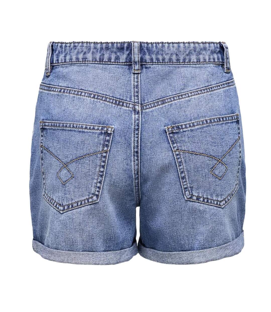 Short en Jean Bleu Femme Only Brien - XL-2