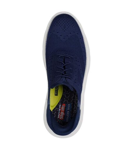 Mens garza palma trainers navy Skechers
