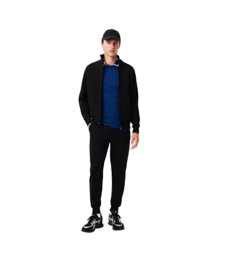 Mens Movement Pique Slim Polo Shirt Blue Lacoste