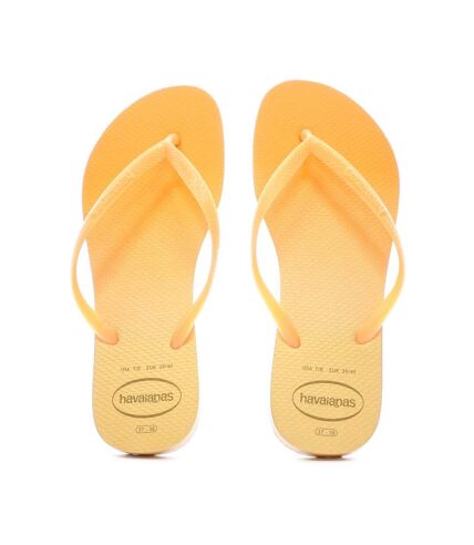 Tongs Orange/Blanche Femme Havaianas Slim Lux Sw Gradient - 37/38