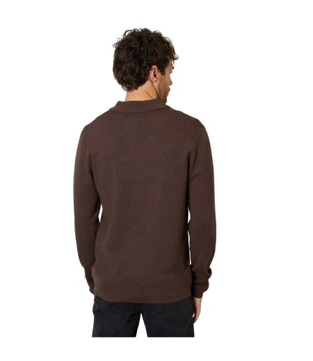 Chemise À Boutons Homme Marron Threadbare