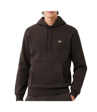 Sweat marron homme lacoste en mollet