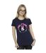 Disney T-shirt en coton Minnie Mouse Girl Power Femme/Ladies (Bleu marine) - UTBI33778-2