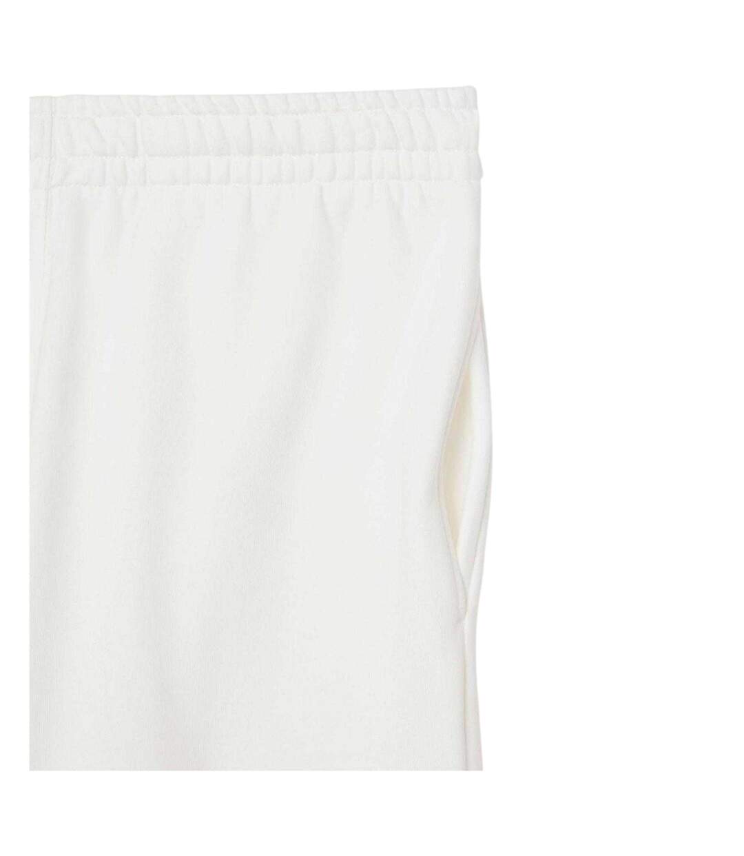 Mens Cotton Graphic Print Regular Shorts Cream Lacoste-3