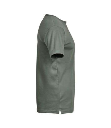 T-shirt À Manches Courtes Homme Vert De Gris Tee Jays