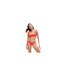 Womens/ladies Scoop Neck Bikini Top Red Speedo-1