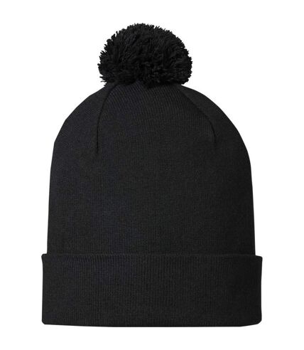 Elevate NXT Olivine Recycled Beanie (Solid Black) - UTPF4053