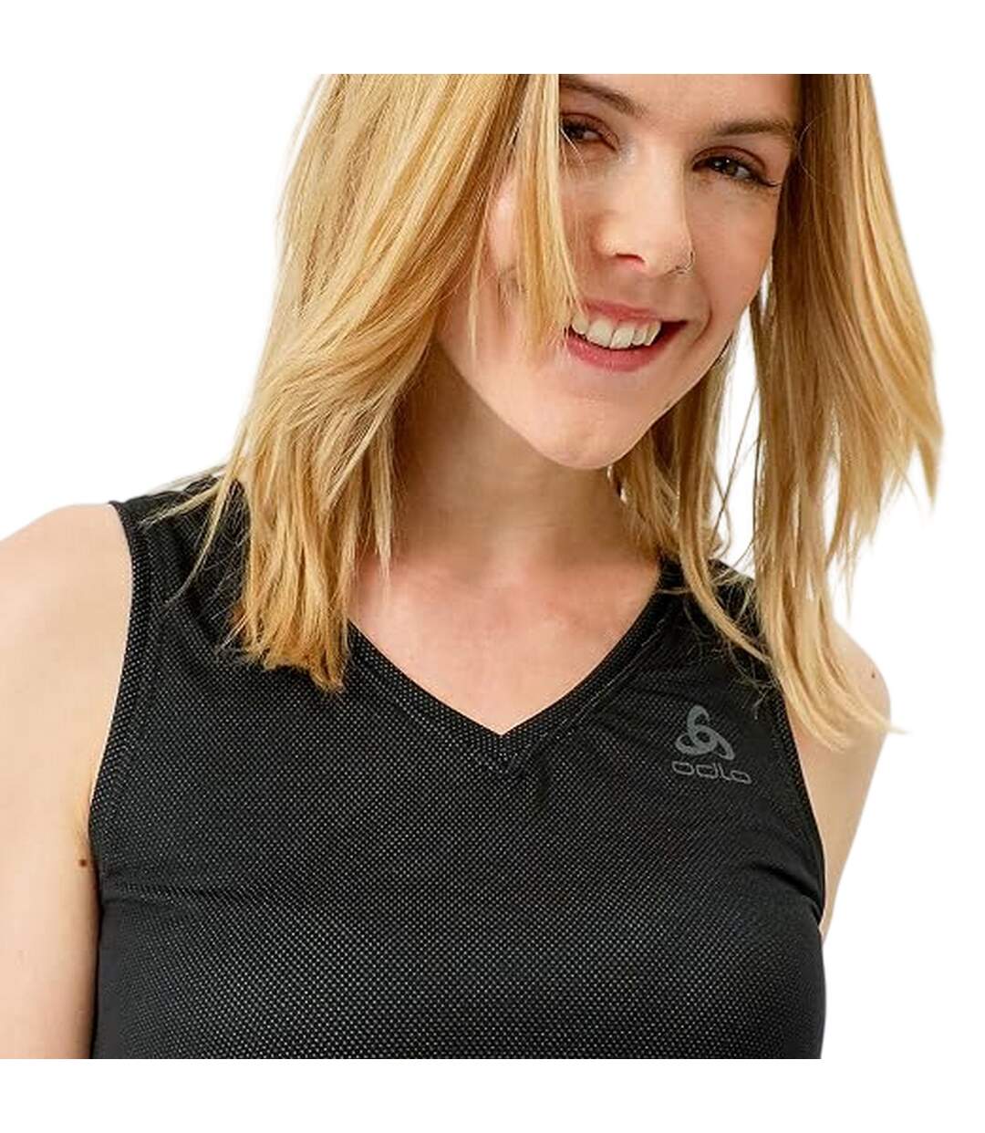 Débardeur Femme Noir Odlo-4