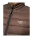 Mens Gattering Mve Quilted Gilet Brown Crosshatch-4