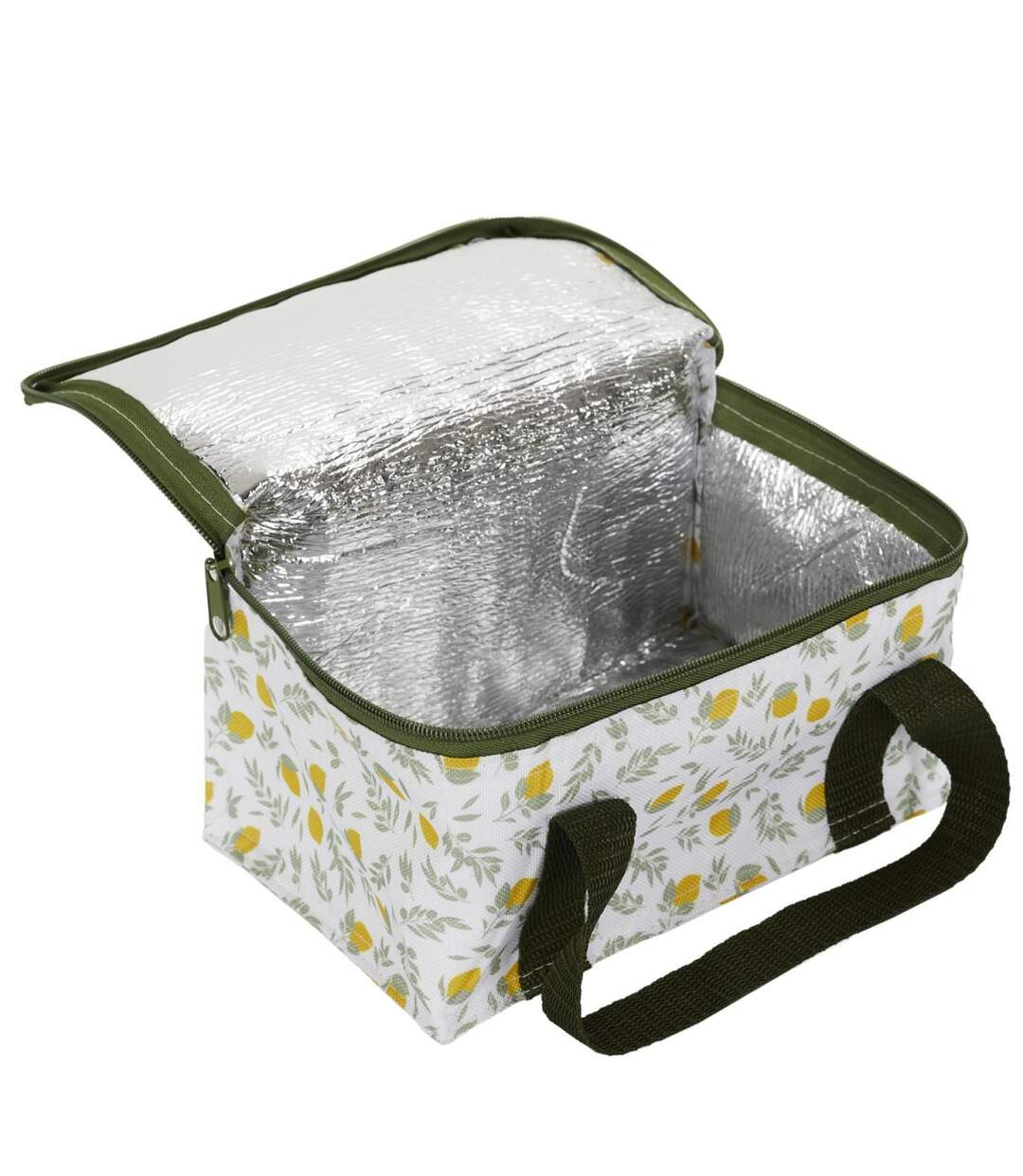 Lunch Bag 3 Pièces Bain de Soleil 22cm Jaune & Vert-4