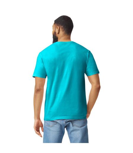 T-shirt Motif/style Uni Softstyle Adulte Bleu Tropical Gildan