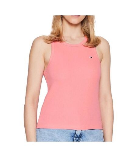 Débardeur Rose Femme Tommy Hilfiger Feminine Rib - M