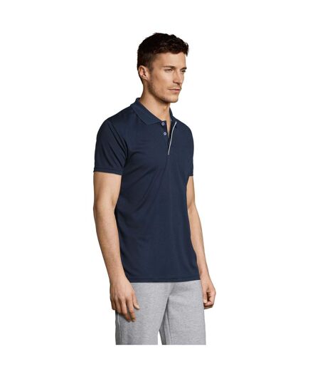 Polo Performer Homme Bleu Marine Français SOLS