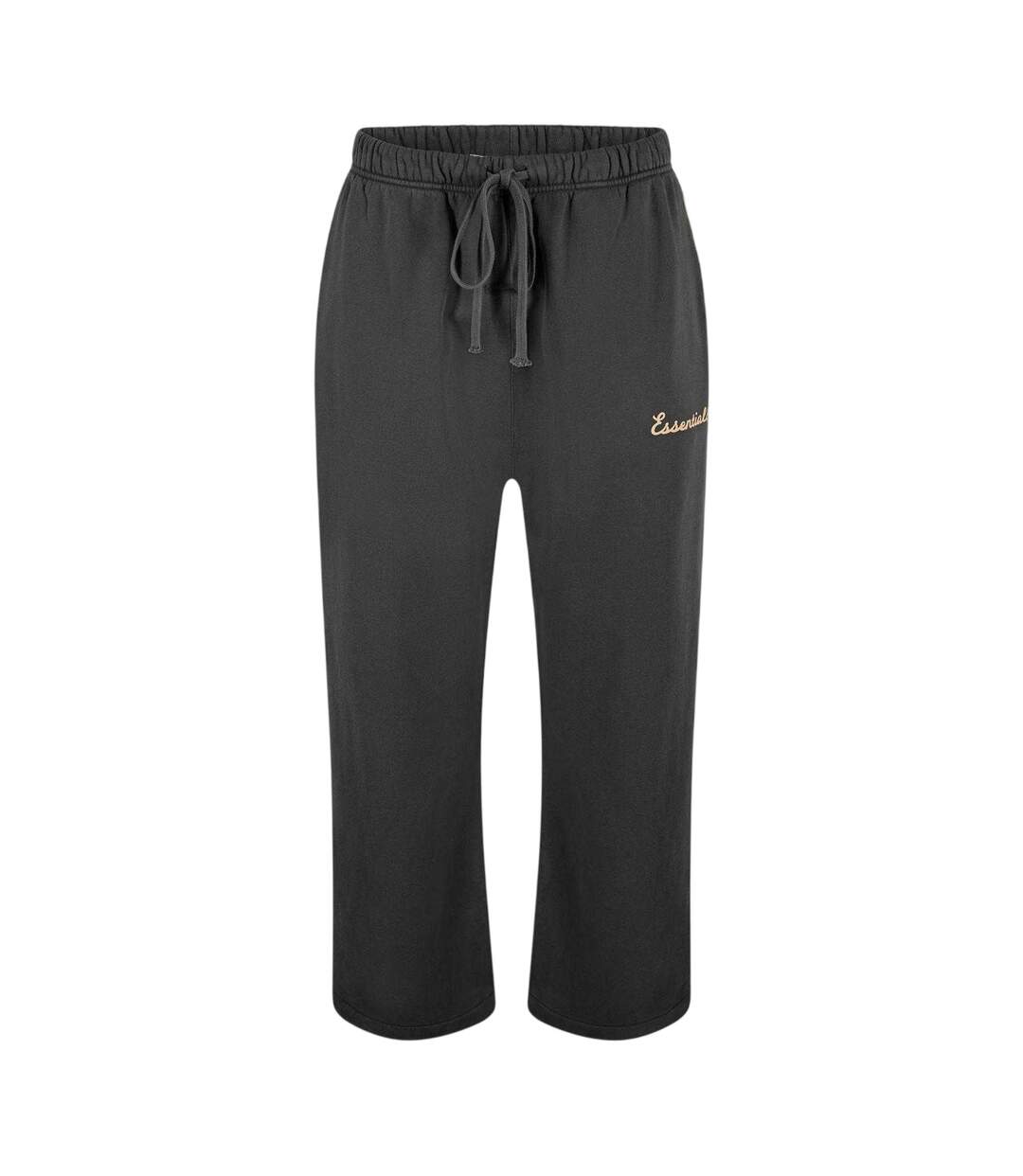 Pantalon De Jogging En Molleton À Bas Ouvert Homme Noir Fear Of God Essentials-2