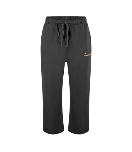 Pantalon De Jogging En Molleton À Bas Ouvert Homme Noir Fear Of God Essentials